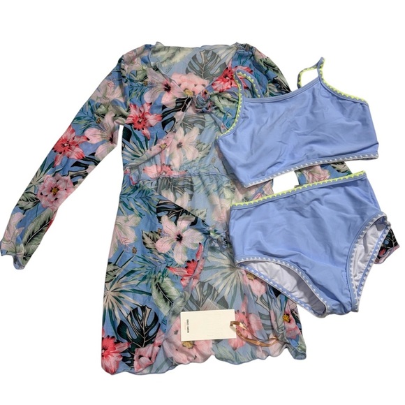 Grace Karin 3-Piece Swimsuit Size 10Y - Picture 2 of 8